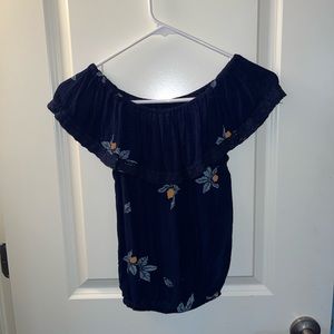 Over shoulder blouse